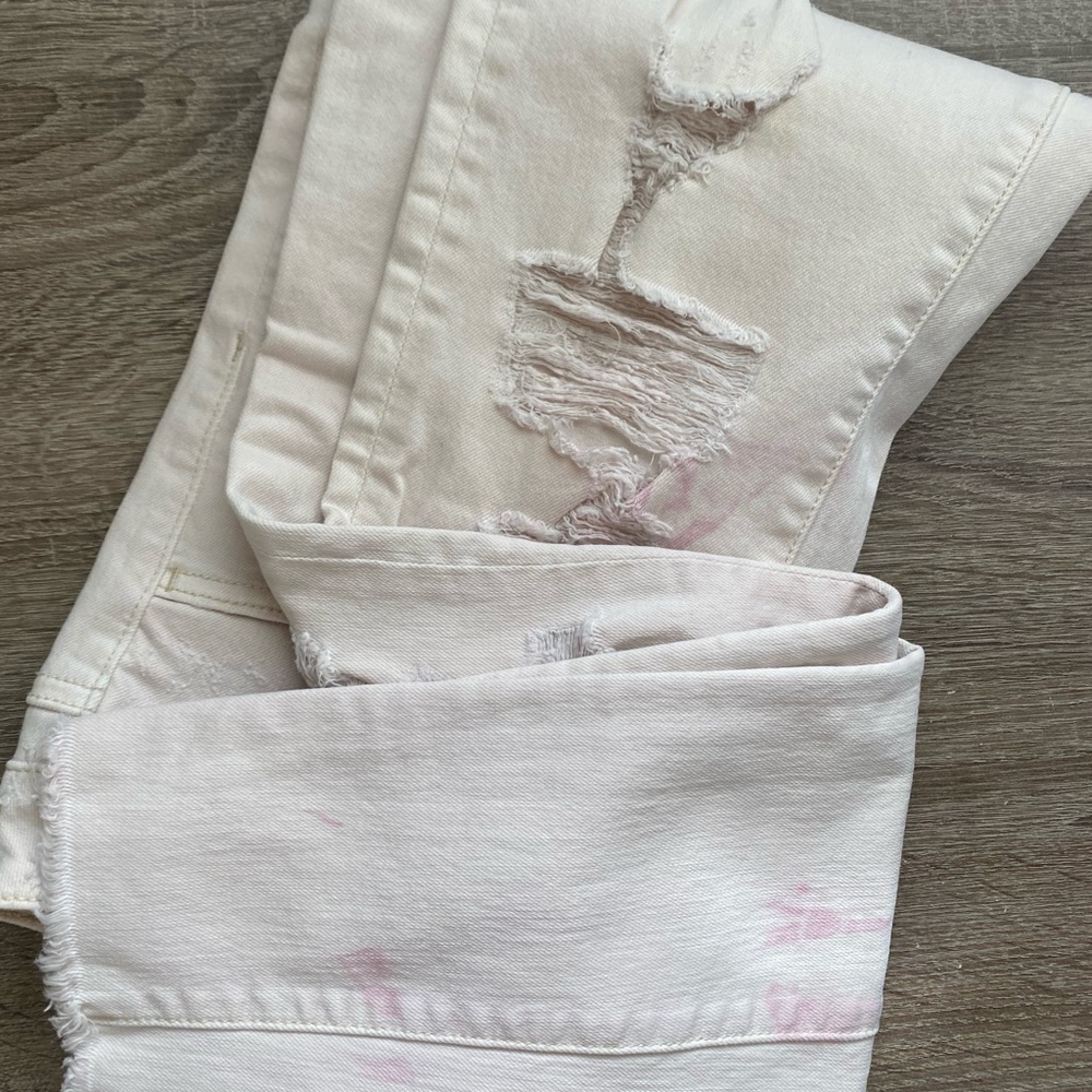 White Ripped Jeans - Picture 3 of 3